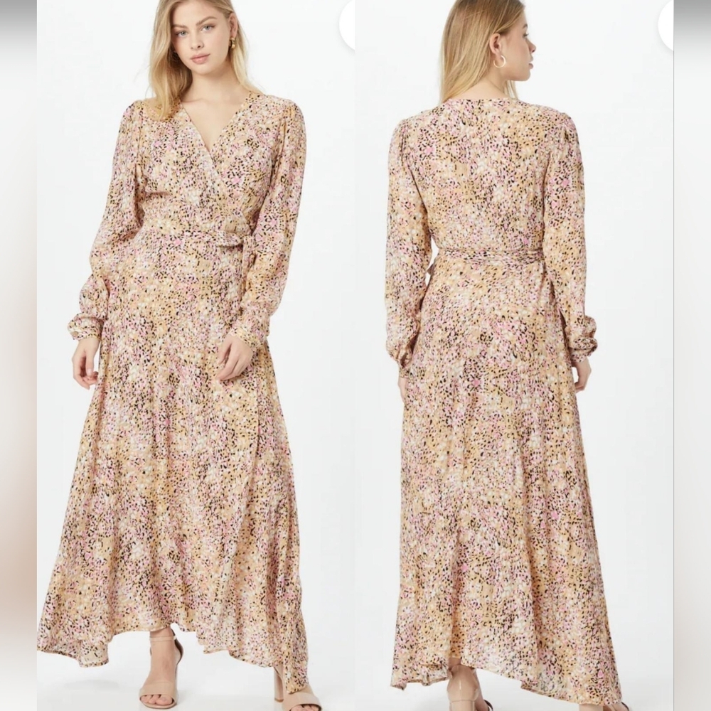 Minimum Elastica Long-Sleeve‎ Midi Dress Size EU 42 US XL